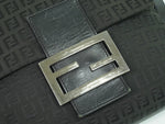 Fendi Vintage Flap Crossbody Bag Zucchino Canvas Small - image 11