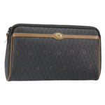 Christian Dior Vintage Honeycomb Zip Pouch Canvas and Leather - image 13