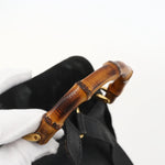 Gucci Gucci bamboo backpack daim mini - image 8