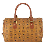 MCM Visetos logogramme Handbag Canvas and Leather - image 2