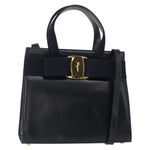 Salvatore Ferragamo Convertible Vara Bow Tote Leather Small - image 19