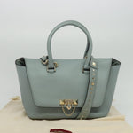 Valentino Garavani Demilune Flap Satchel Leather Medium - image 14