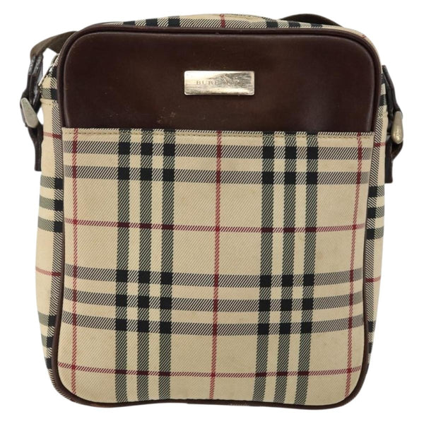Burberry Zip Messenger Bag Nova check Canvas and Leather - image 1