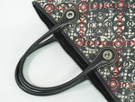 Chanel Optic Coco Tote Printed Coated Canvas with Caviar Large - image 11