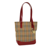 Burberry Nova Check Tote Nylon and Leather - image 17