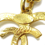 Chanel CC Heart Pendant Necklace Metal - image 3