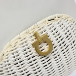 Salvatore Ferragamo Vintage Gancini Convertible Top Handle Bag Leather - image 14