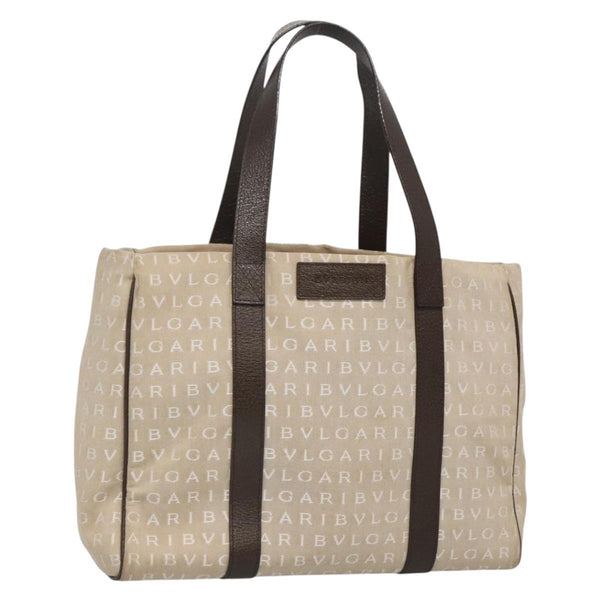 Bvlgari B.Zero1 Logomania Bag Canvas with Leather Large - image 1