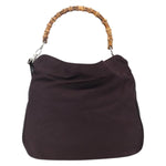 Gucci Vintage Bamboo Handle Bag Nylon - image 2