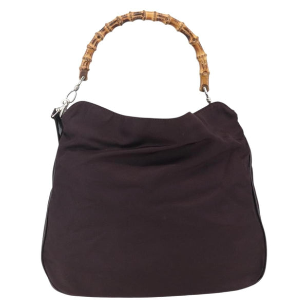Gucci Vintage Bamboo Handle Bag Nylon