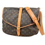 Louis Vuitton Saumur Handbag Monogram Canvas 35 - image 1