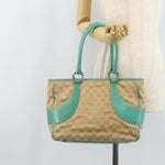 Gucci Vintage Ring Tote GG Canvas with Leather Medium - image 14