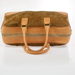 Celine C Macadam Handbag Suede and Leather - image 12
