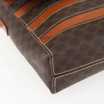 Celine Vintage Macadam Shoulder Bag Canvas and Leather - image 10