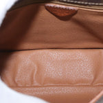 Celine Vintage Macadam Circle Logo Shoulder Bag Canvas and Leather - image 6