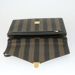 Fendi Vintage Pequin Briefcase Bag Coated Canvas Large - image 20