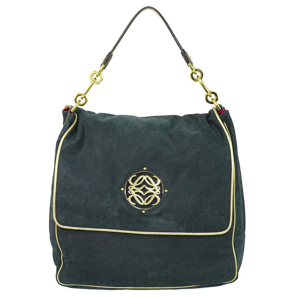 Loewe Anagram Shoulder Bag Suede - image 1