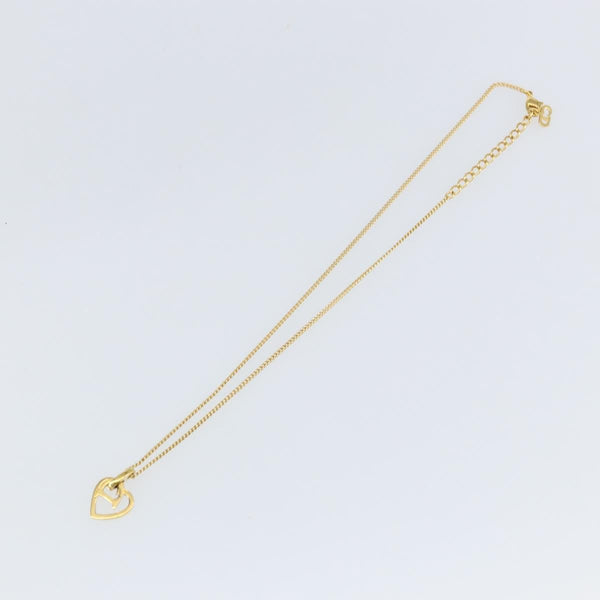 Christian Dior CD Heart Necklace Metal