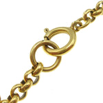 Chanel CC Heart Pendant Necklace Metal - image 6