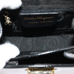 Salvatore Ferragamo Gancini Convertible Top Handle Bag Patent Leather - image 4