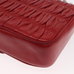 Prada Gaufre Chain Flap Shoulder Bag Nappa Leather Small - image 12