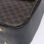 Celine Vintage Convertible Top Handle Bag Macadam Coated Canvas Medium - image 9