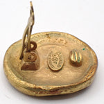 Chanel Vintage CC Round Button Clip-On Earrings Metal - image 7