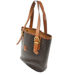 Celine Vintage Macadam Tote bag Canvas and Leather - image 3