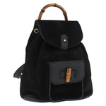 Gucci Gucci bamboo backpack daim mini - image 14