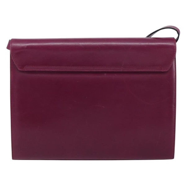 Salvatore Ferragamo Gancini Shoulder Bag Leather