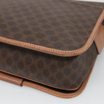 Celine Vintage Macadam Shoulder Bag Canvas and Leather - image 10