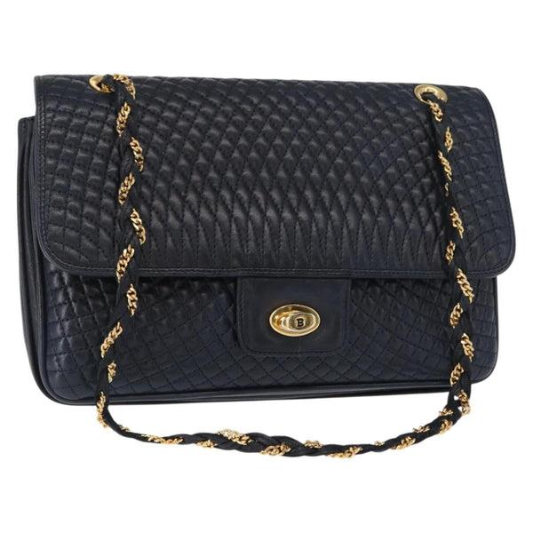 Bally Vintage Shoulder Bag Leather - image 1
