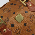 MCM Visetos Handbag Canvas and Leather - image 6