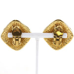Chanel Vintage CC Clip-On Earrings Metal - image 3