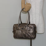 Salvatore Ferragamo Gancini Buckle Shoulder Bag Leather Large - image 13