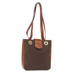 Celine Vintage Macadam Shoulder Bag Canvas and Leather - image 18