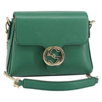 Gucci Interlocking Chain Crossbody Bag Leather Small - image 1