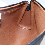 Christian Dior Vintage Honeycomb Zip Pouch Canvas and Leather - image 16
