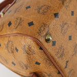 MCM Visetos logogramme Handbag Canvas and Leather - image 10