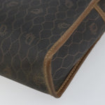 Christian Dior Vintage Honeycomb Zip Pouch Canvas and Leather - image 7