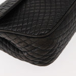 Bally Vintage Chain Shoulder Bag Quilted Leather - image 10