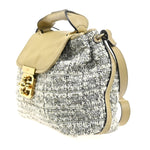 Chloe Elsie Shoulder Bag Tweed Leather - image 3