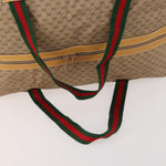 Gucci Web Trim Weekend Duffle Bag GG Coated Canvas Medium - image 8