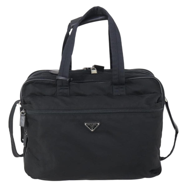 Prada Porta Computer Briefcase Tessuto and Saffiano Leather Medium - image 1