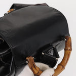 Gucci Vintage Bamboo Backpack Leather - image 15