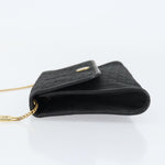 Christian Dior Vintage Chain Flap Shoulder Bag Diorissimo Canvas Medium - image 4