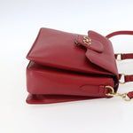 Salvatore Ferragamo Gancini handbag Leather - image 4