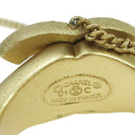 Chanel Logo Cuff with CC Ring Metal with Crystal - image 4