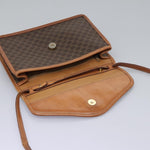 Celine Vintage Macadam Circle Logo Shoulder Bag Canvas and Leather - image 18