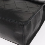 Chanel Vintage Mademoiselle Lock Trapezoid Flap Bag Quilted Lambskin Medium - image 9